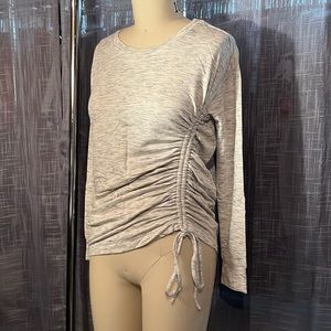 LOFT Lounge Side Ruched Sweater